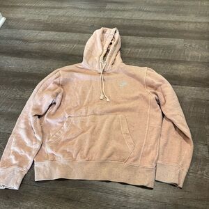 Nike Pink Speckled Hooded Sweatshirt